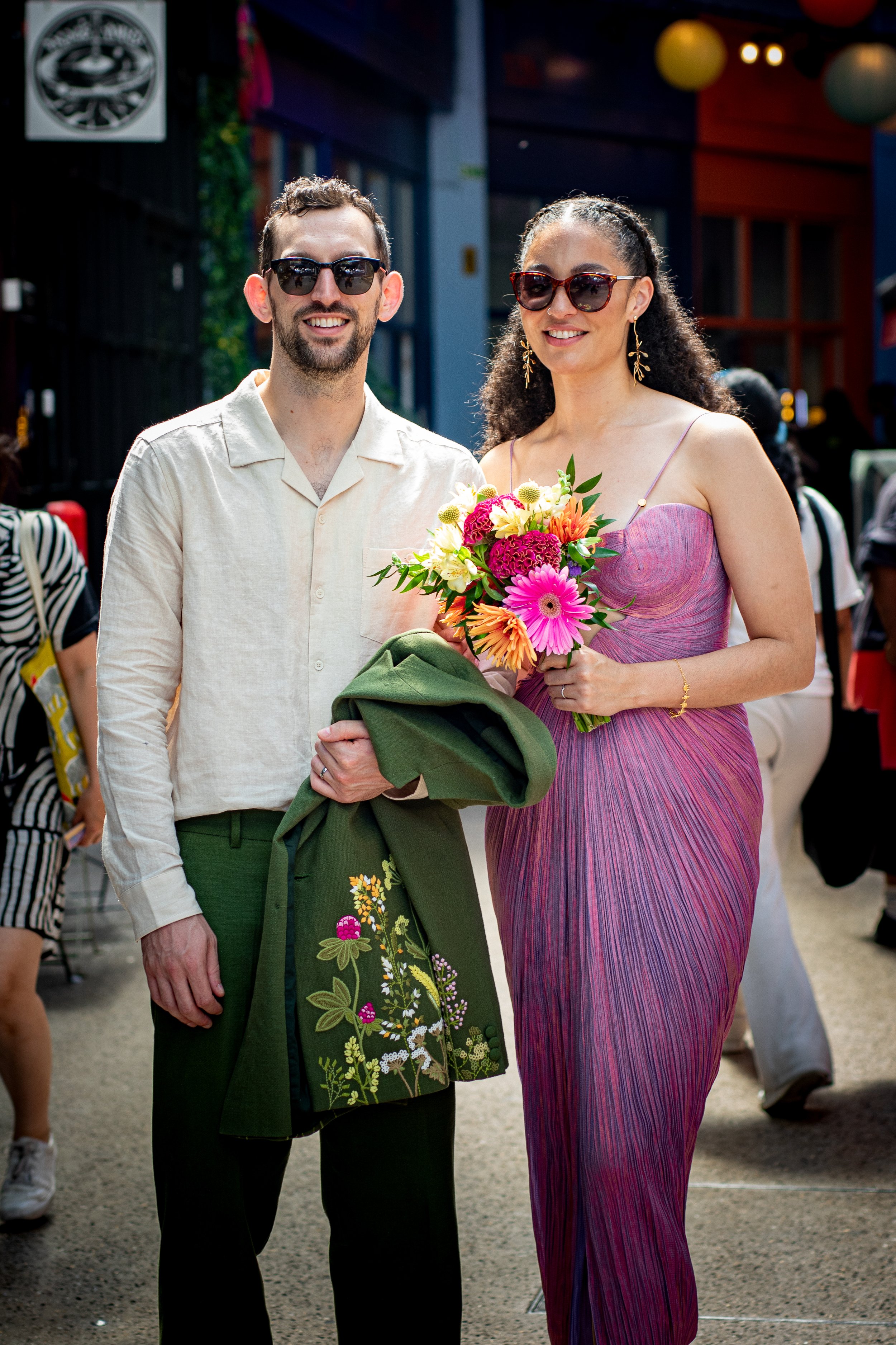 Bride and Groom portrait in Brixton