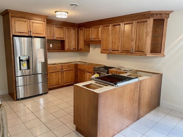 Custom kitchen cabinets installed by Prime Home Improvements.