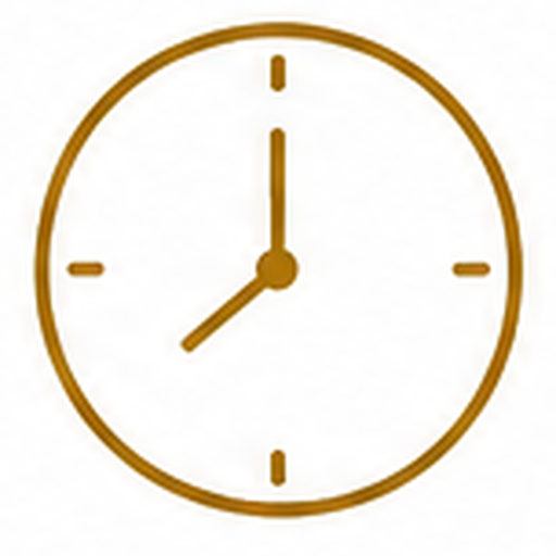 An analog wall clock showing 9:00.