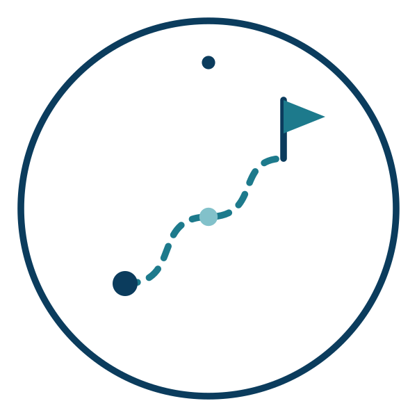 Icon for sustainability strategy and roadmaps