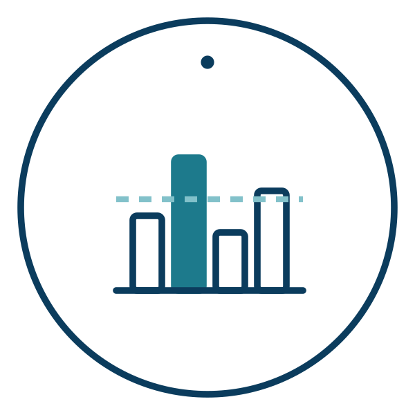 Icon for peer benchmarking and disclosure quality