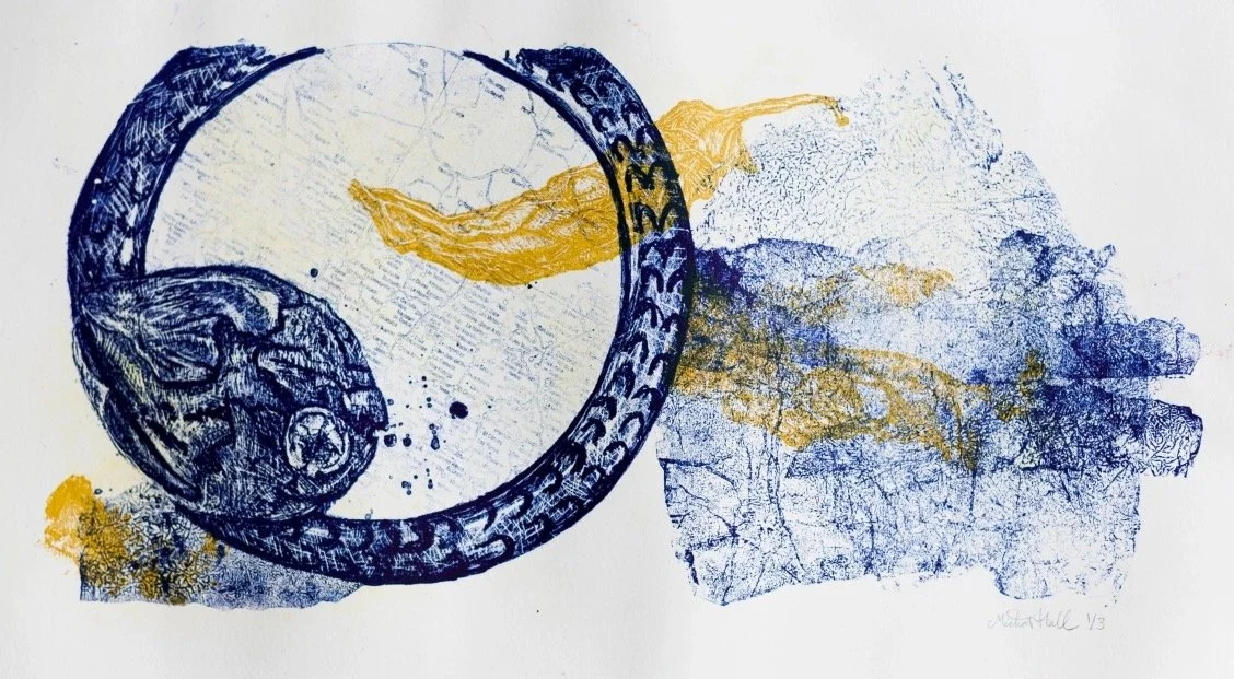Fronteras, lithography, 14x20, 2014