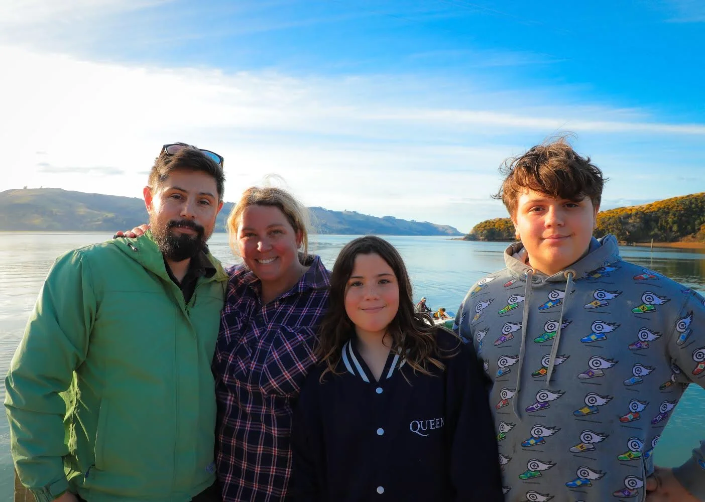 Megan Hughes and Whanau