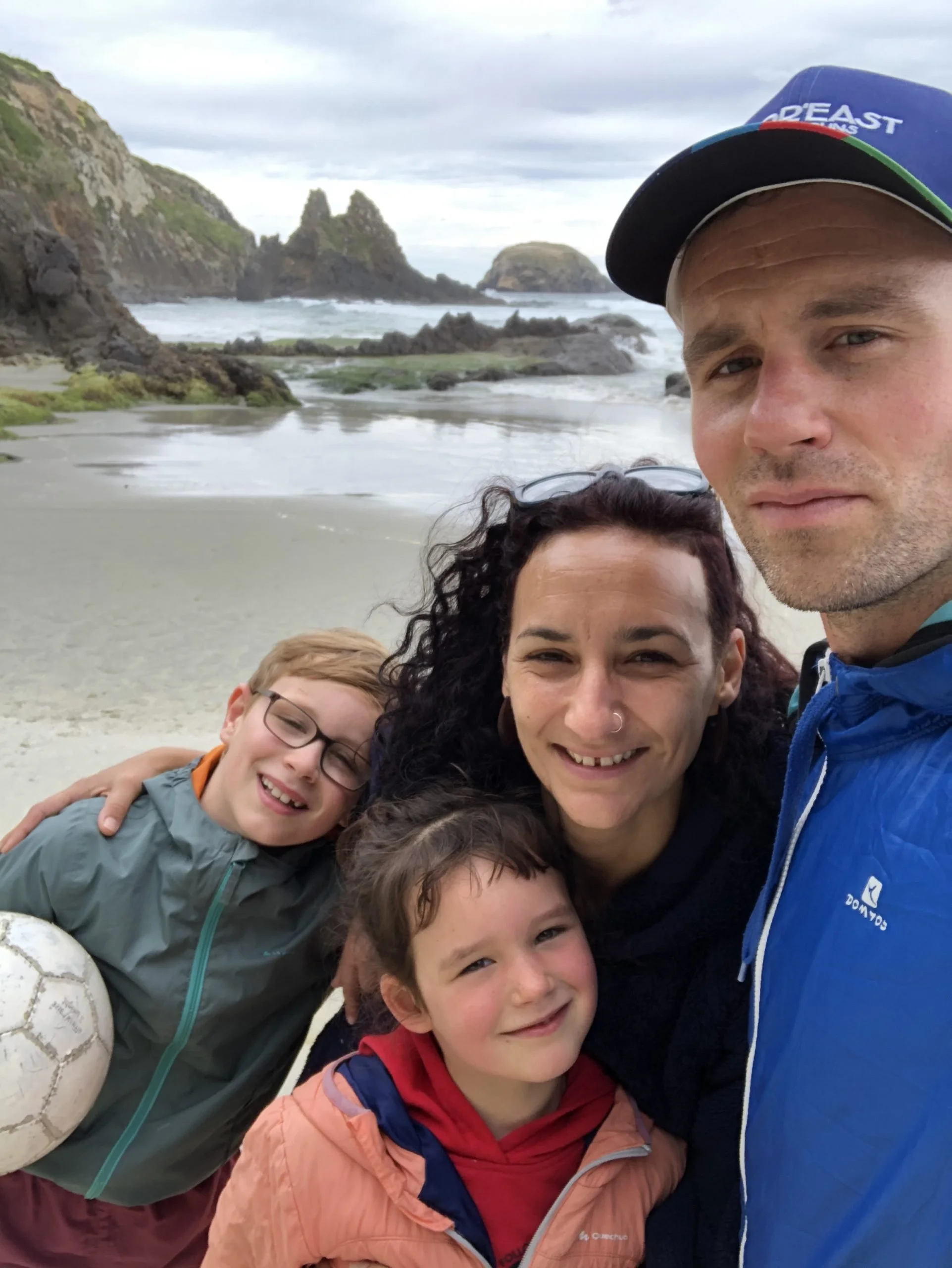 Dris Van den Broeck and whanau