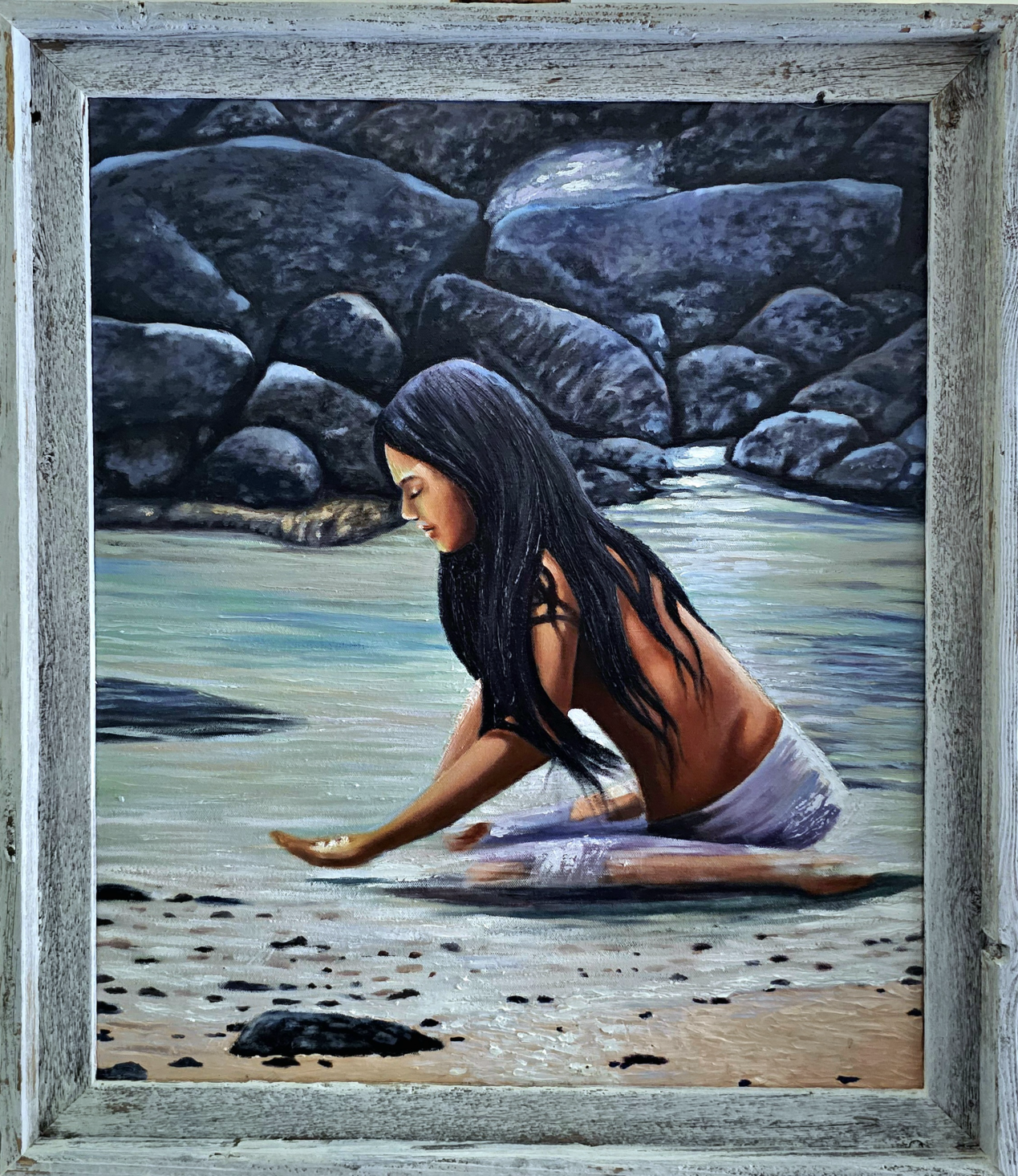 Serenity of Kona Shores - Oil Painting
