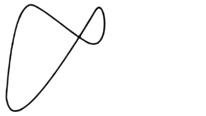 A safety pin open on a black background