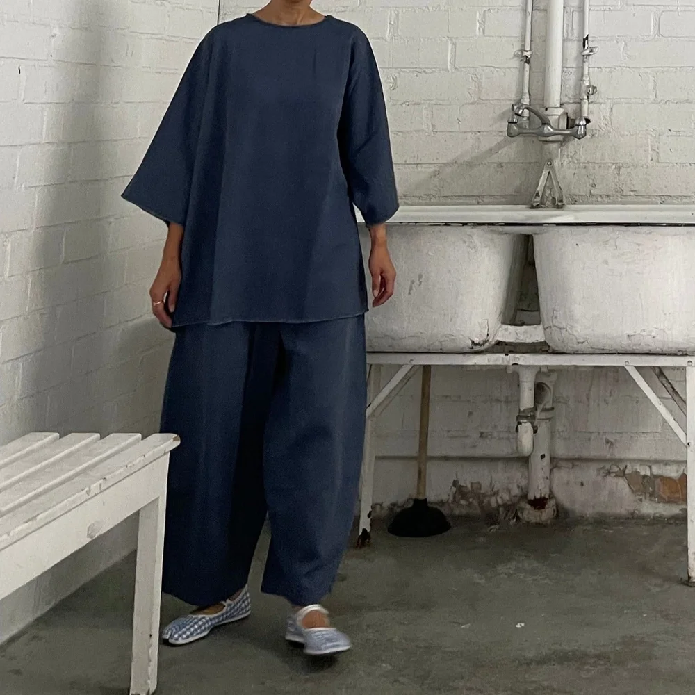AMO LA Pants Denim Blue 4.webp