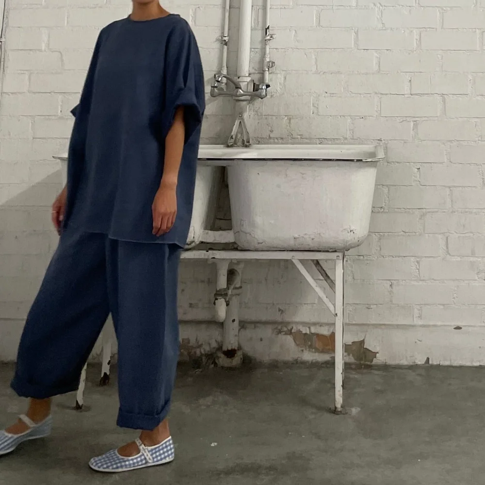 AMO LA Pants Denim Blue 3.webp