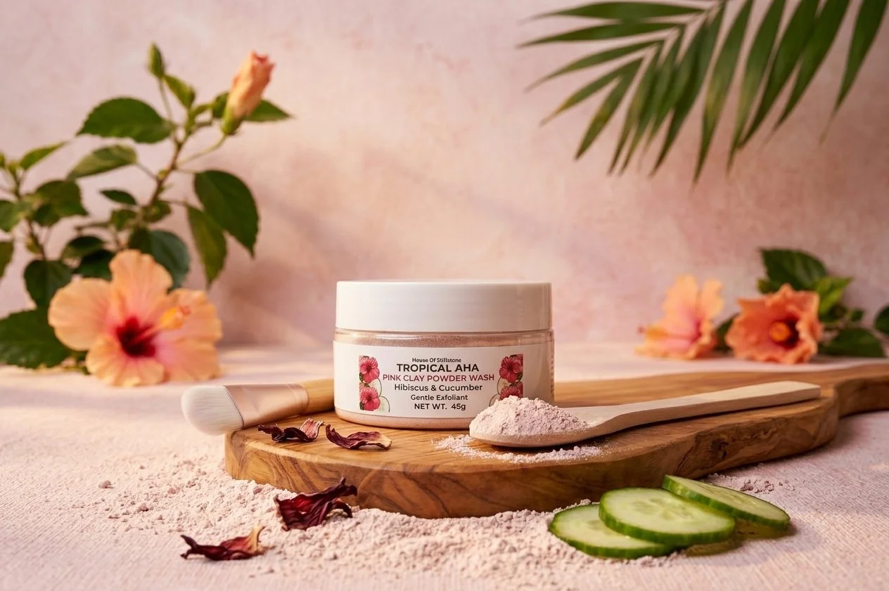 Tropical AHA Pink Clay Powder Wash
