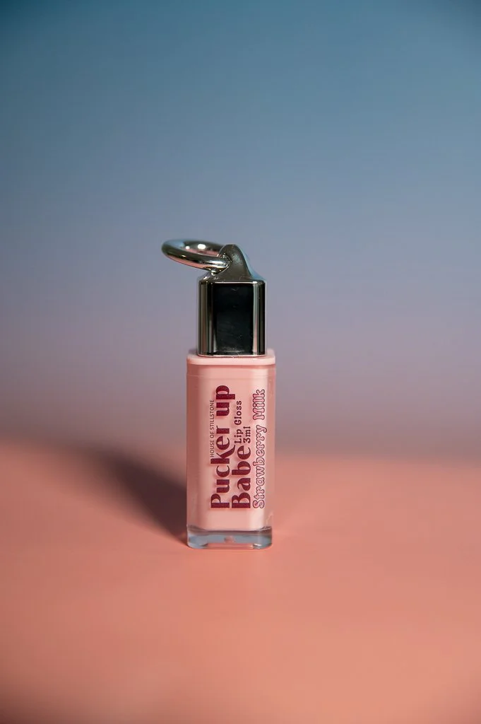 Pucker Up Babe Lip Gloss - Strawberry Milk | High Shine - Hydrating - Dry Lips