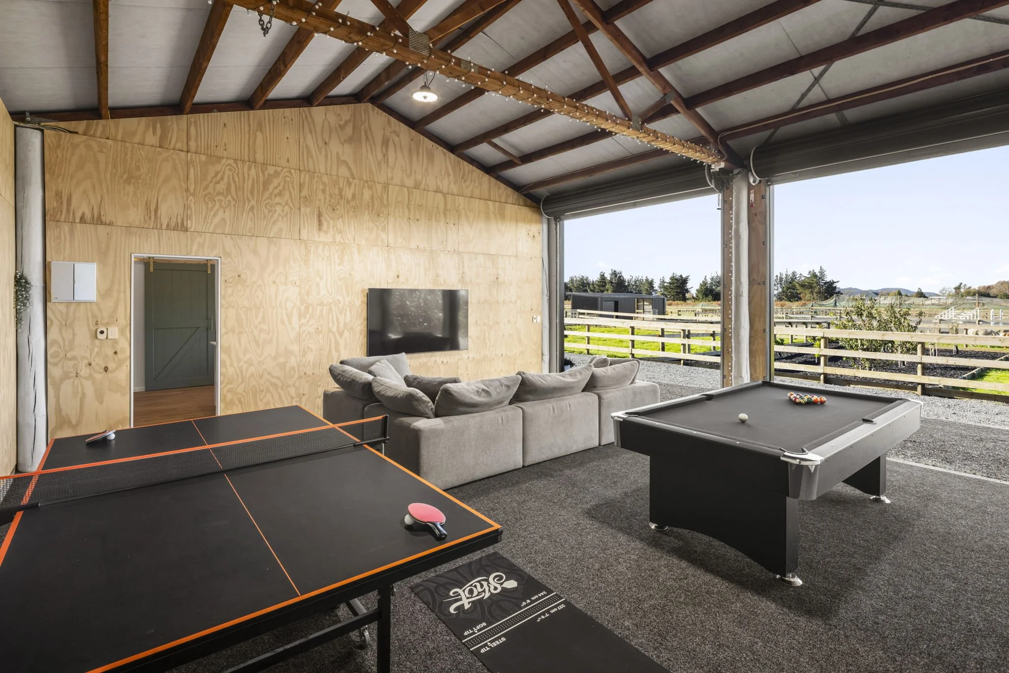 Games room including pool table & ping-pong 