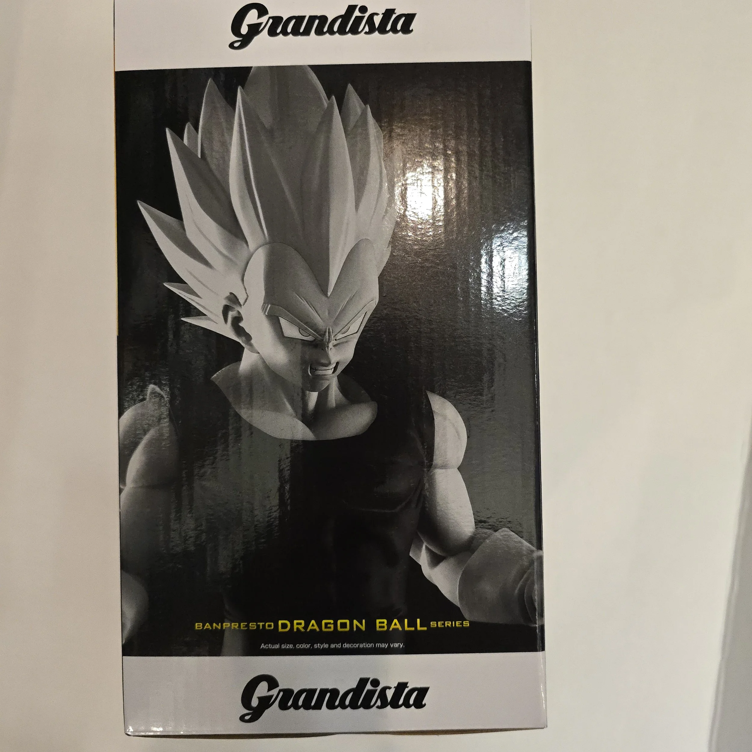 Dragon Ball Z Vegeta Grandista Banpresto figure box side artwork