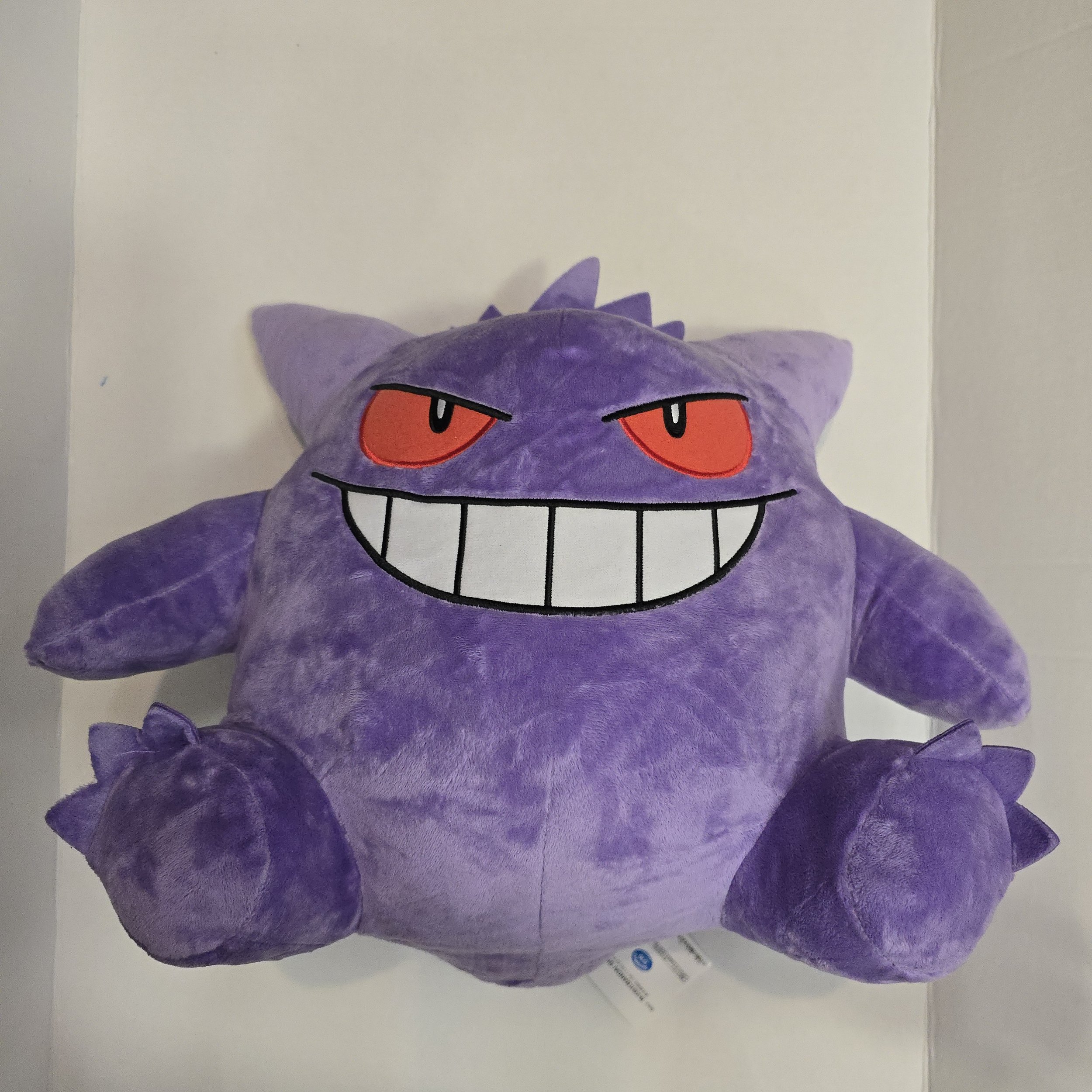 Pokémon Gengar Mega Fluffy plush by Banpresto front view