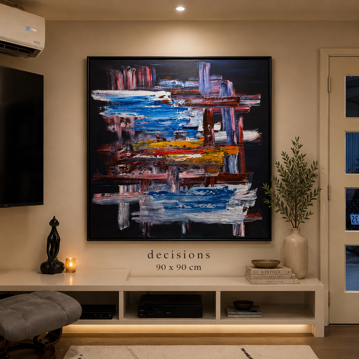 Decisions Oil on Canvas 90x90cm