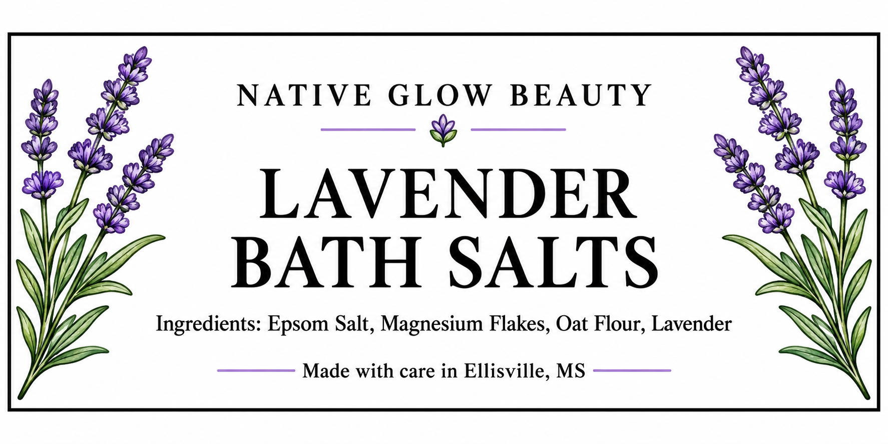 Lavender Bath Salts