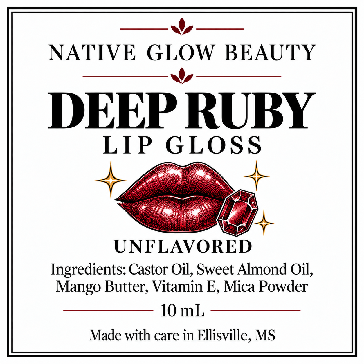 Deep Ruby Lip Gloss