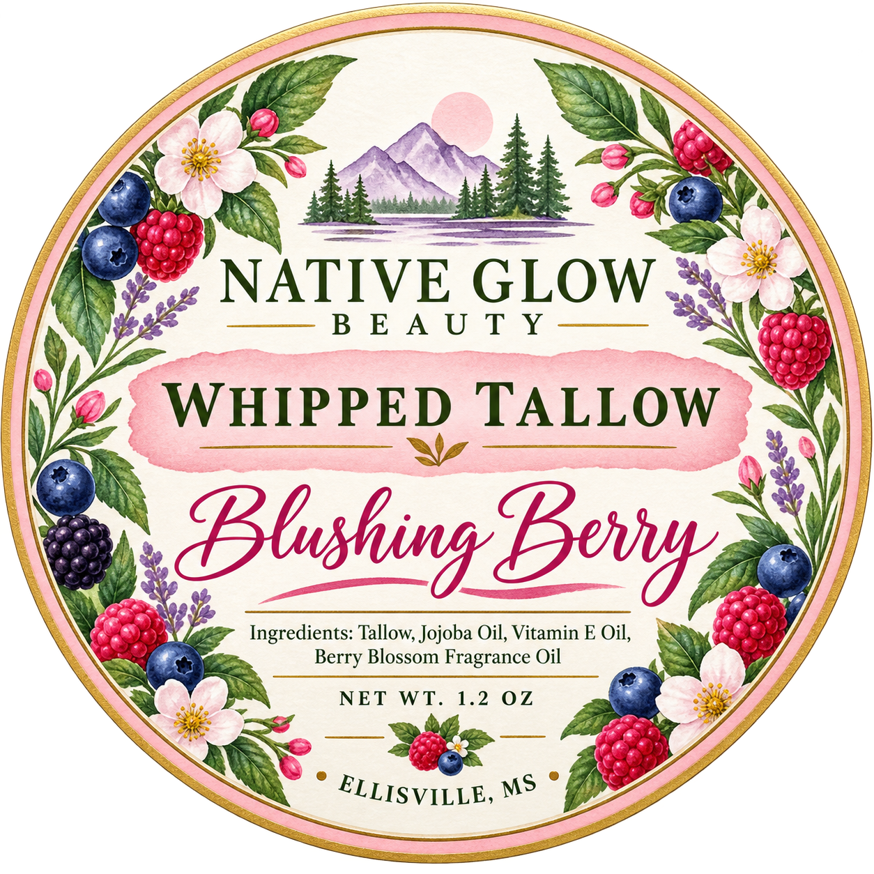 Whipped Tallow Blushing Berry
