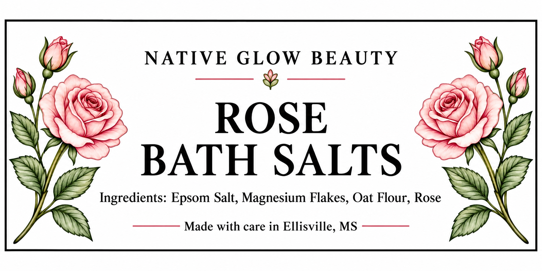Rose Bath Salt