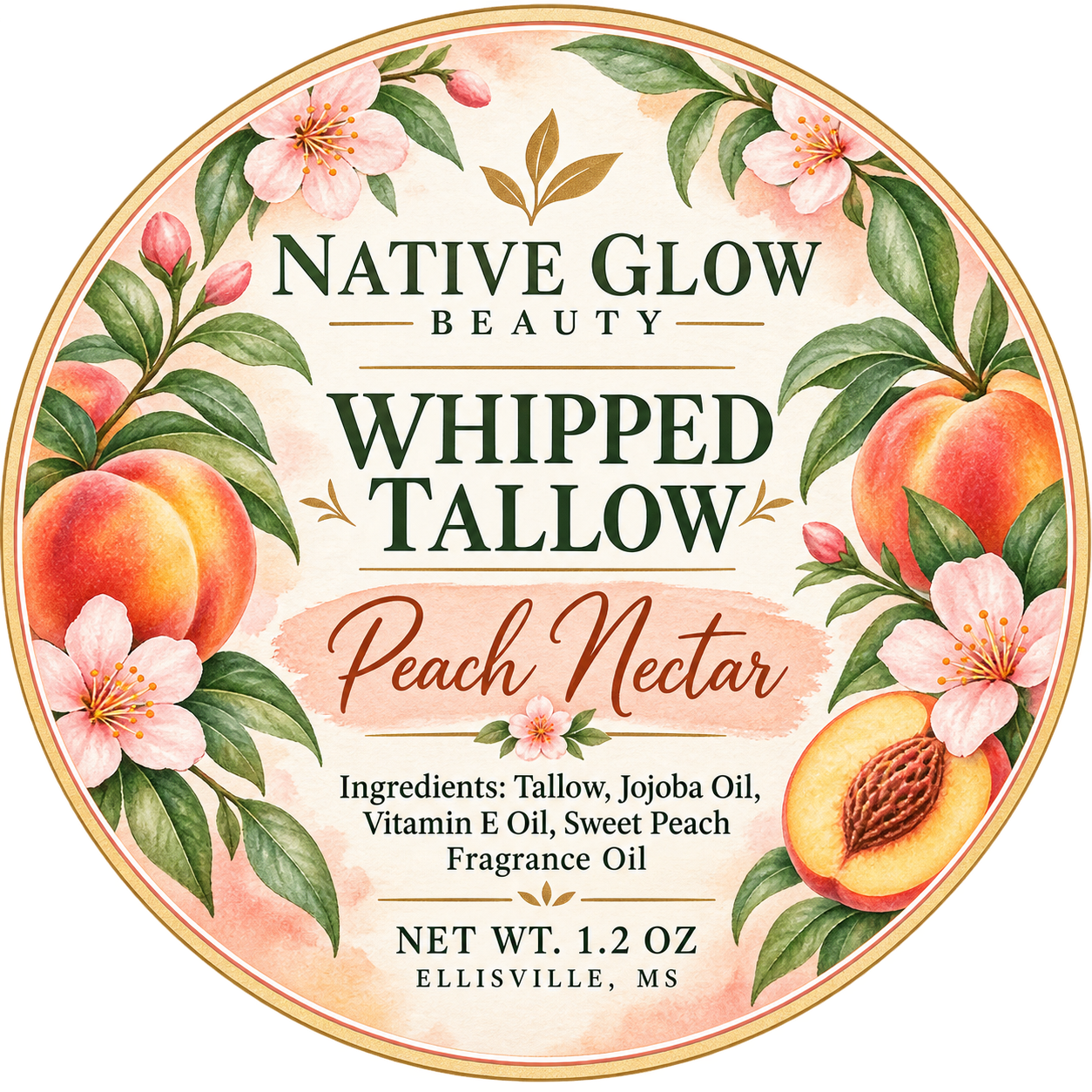 Whipped Tallow Peach Nectar