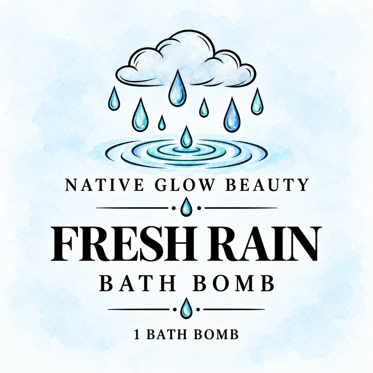 Silver Rain Bath Bomb