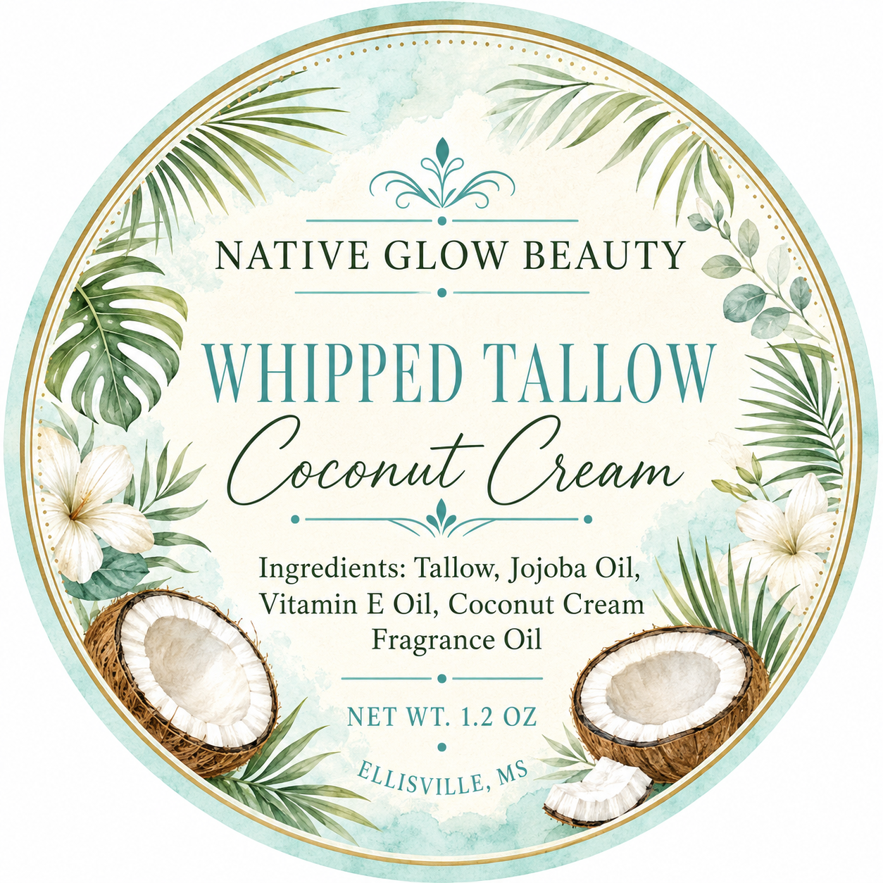 Whipped Tallow Coconut Cream