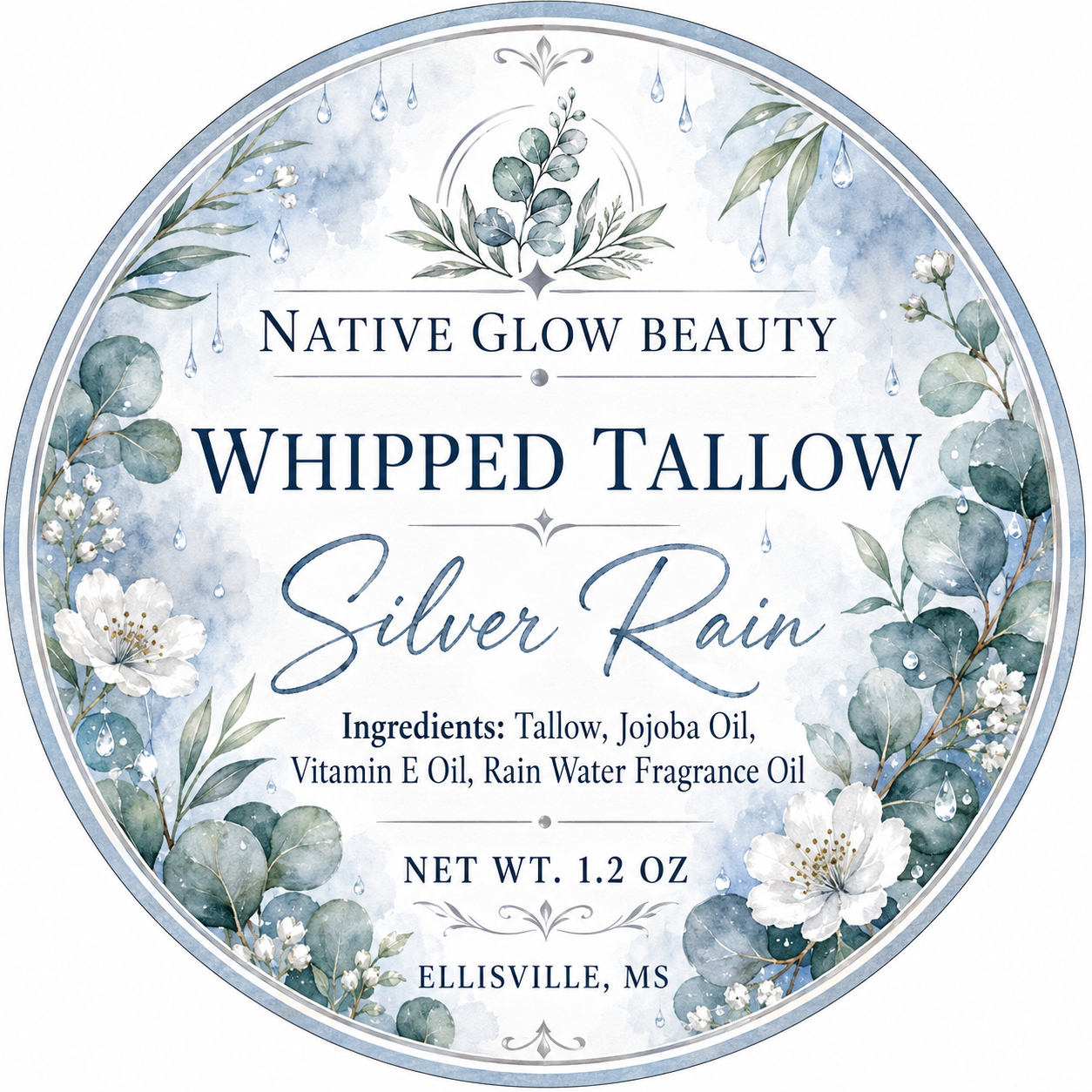 Whipped Tallow Silver Rain