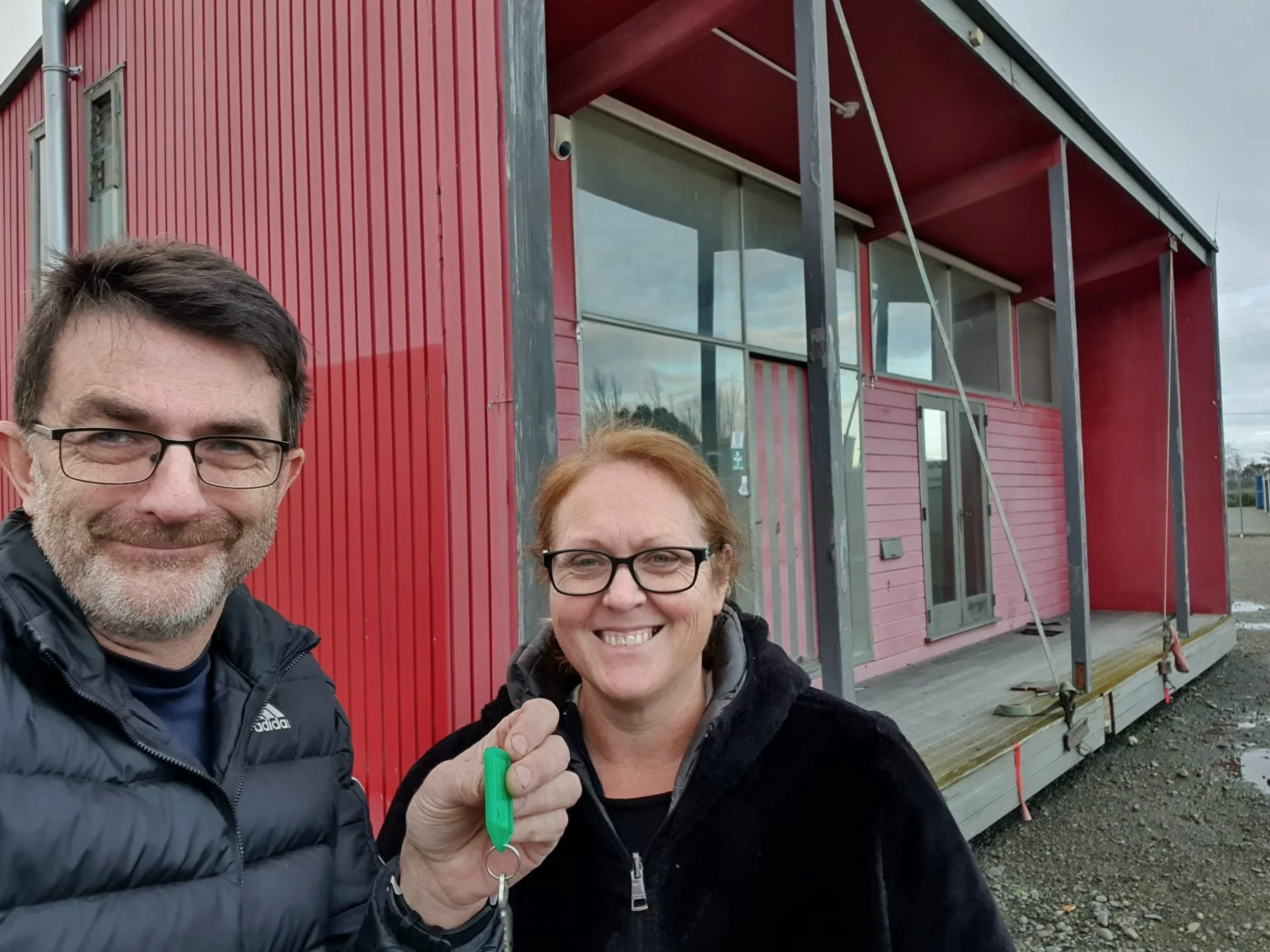 Keys to the building we bought in July 2025