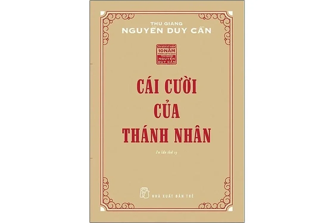 Bìa sách Cái cười của thánh nhân - Thu Giang Nguyễn Duy Cần