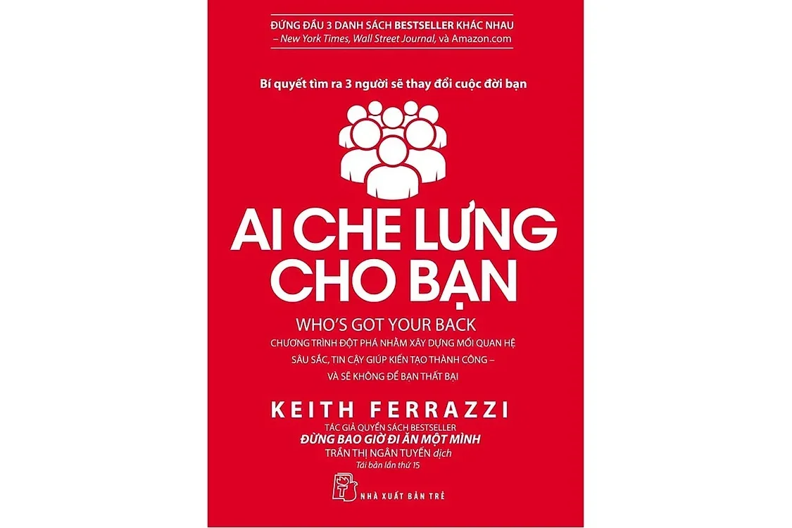 Bìa sách Ai che lưng cho bạn - Keith Ferrazzi