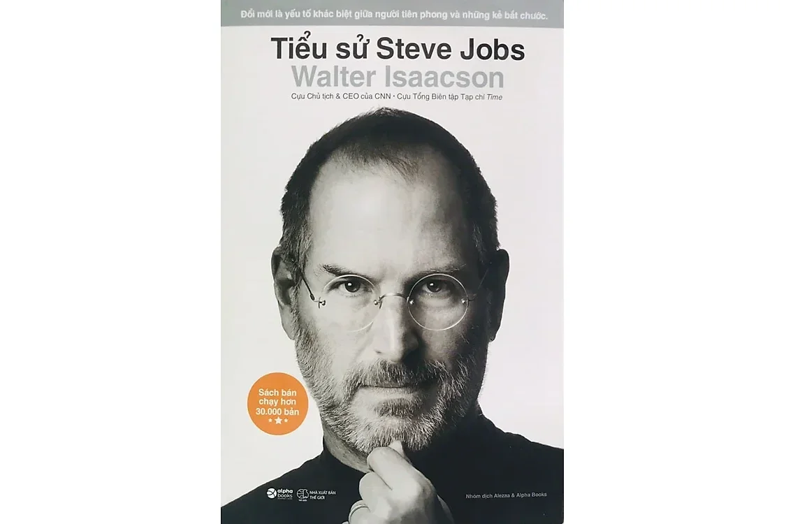 Bìa sách Tiểu sử Steve Jobs - Walter Isaacson