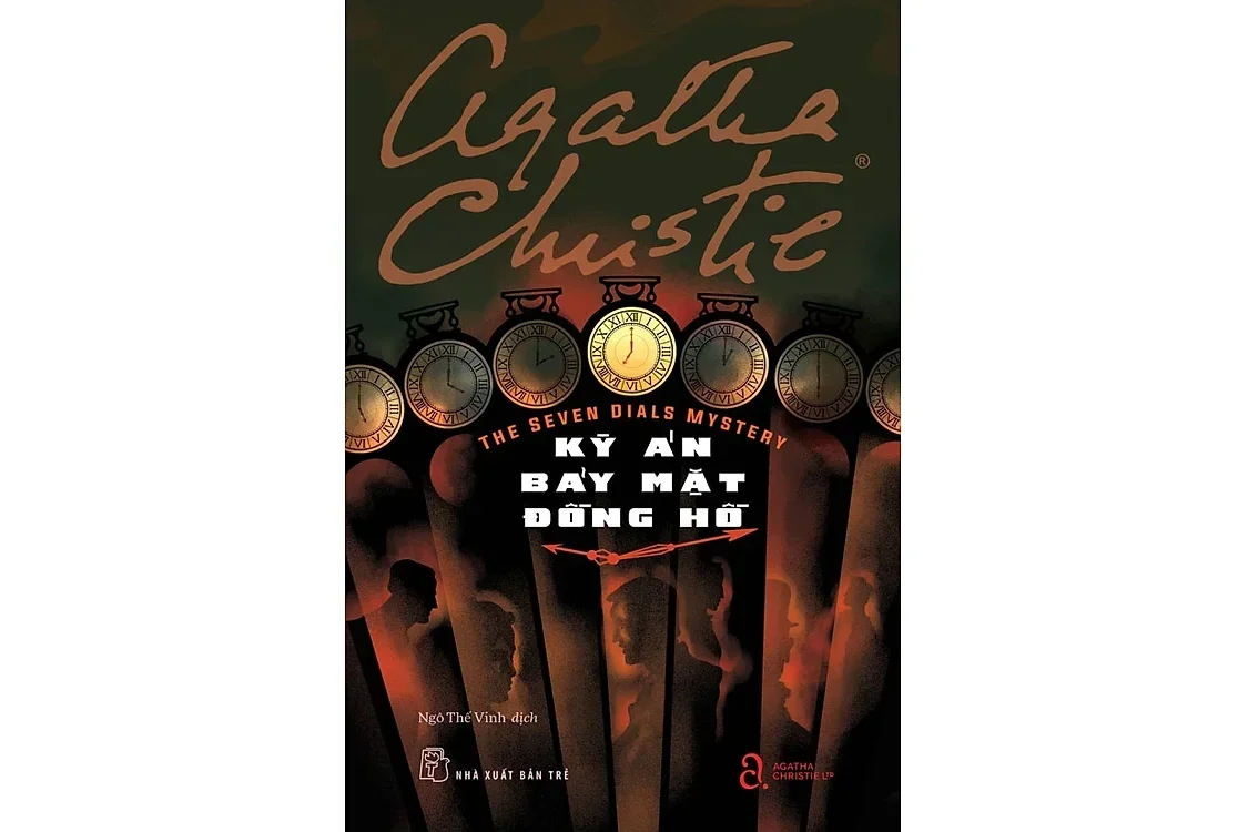 Bìa sách Kỳ án bảy mặt đồng hồ - Agatha Chritie