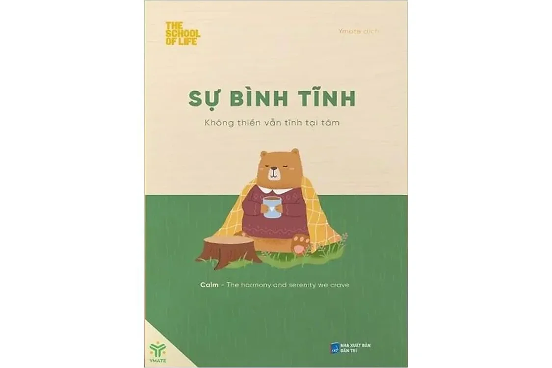 Bìa sách Sự bình tĩnh - Không thiền cũng tĩnh tại tâm - The school of life