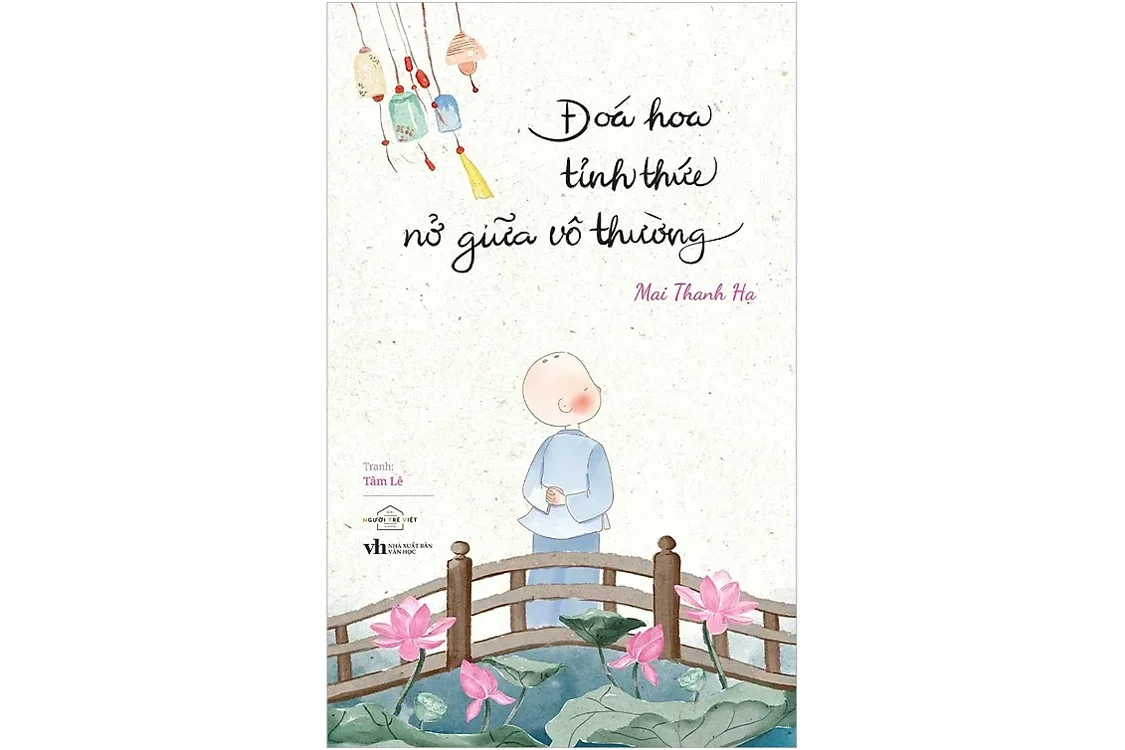 Bìa sách Đóa hoa tỉnh thức nở giữa vô thường - Mai Thanh Hạ
