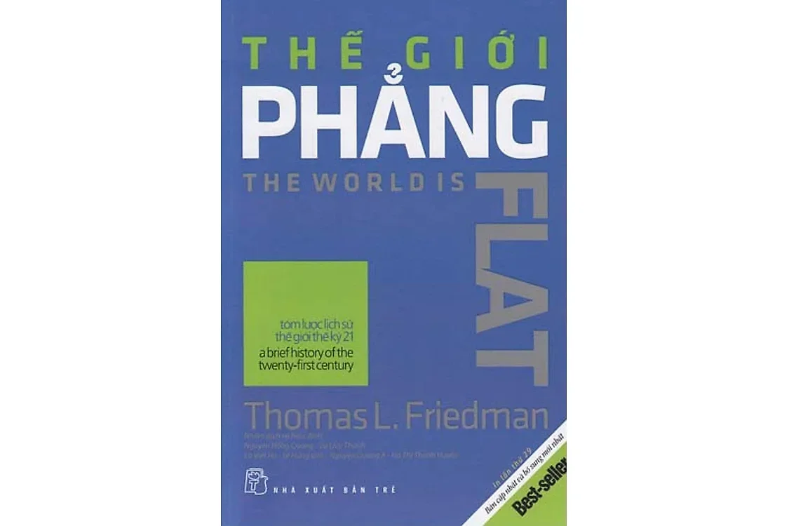 Bìa sách Thế giới phẳng - Thomas L. Friedman