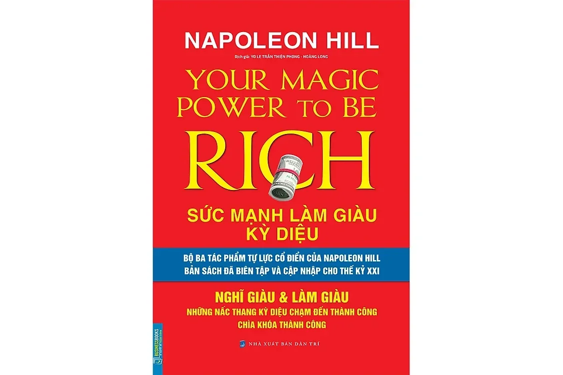 Bìa sách Sức mạnh làm giàu kỳ diệu - Napoleon Hill