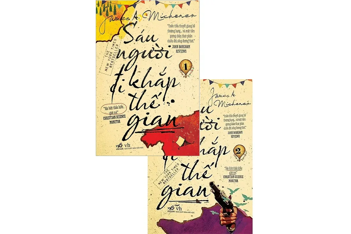 Bìa sách Sáu người đi khắp thế gian - James A. Michener