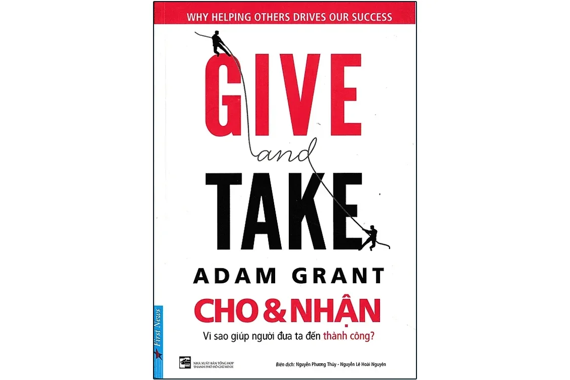 Bìa sách Cho & nhận - Adam Grant