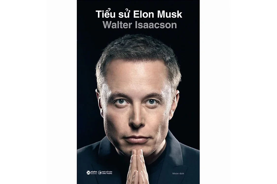 Bìa sách Tiểu sử Elon Musk - Walter Isaacson