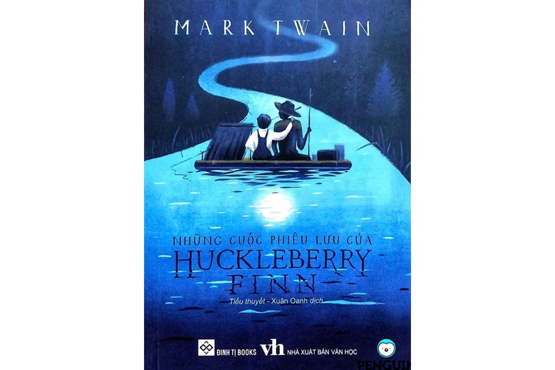 Bìa sách Những cuộc phiêu lưu của Huckleberry Finn - Mark Twain