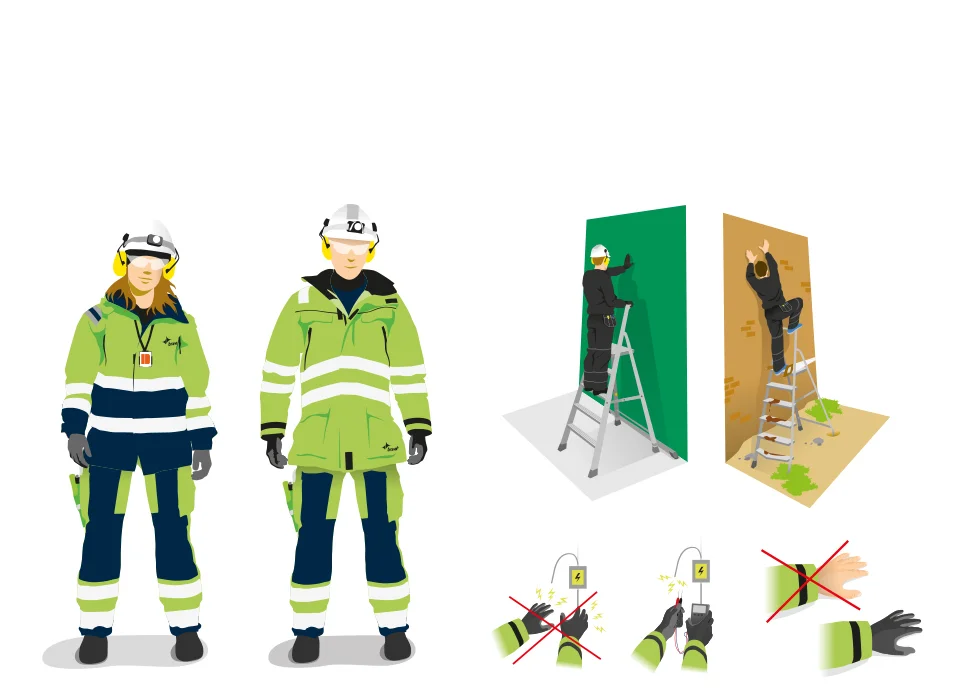  Bravida – illustrationer till kundtidning 