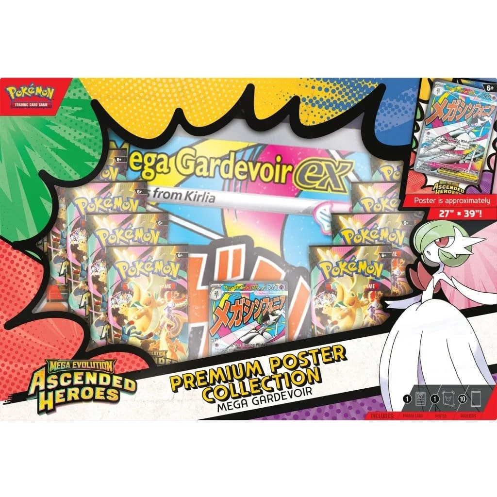 ASCENDED HEROES PREMIUM POSTER COLLECTION MEGA GARDEVOIR