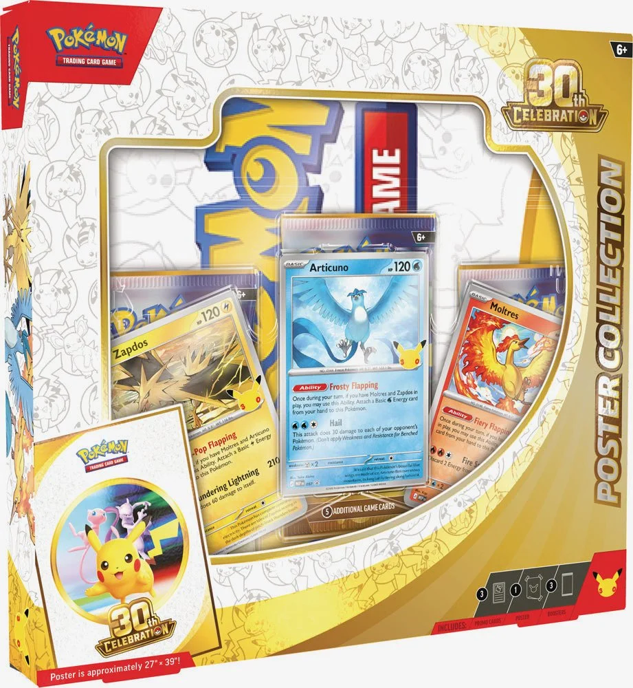 POKEMON 30TH ANNIVERSARY POSTER BOX *COMING SOON*