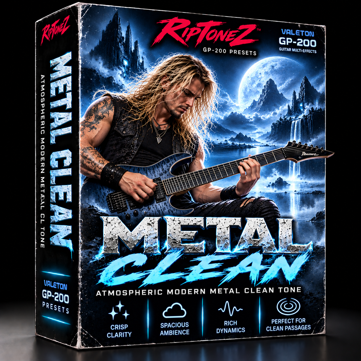 METAL CLEAN – Atmospheric Modern Metal Clean Tone | Valeton GP-200