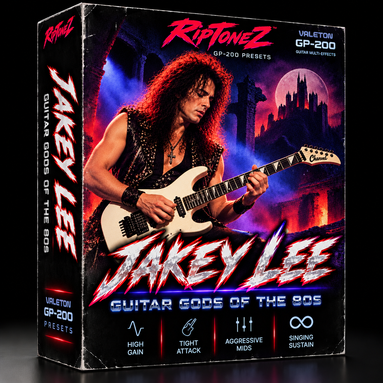 JAKEY LEE – 80s Heavy Metal Guitar Tone | Valeton GP-200