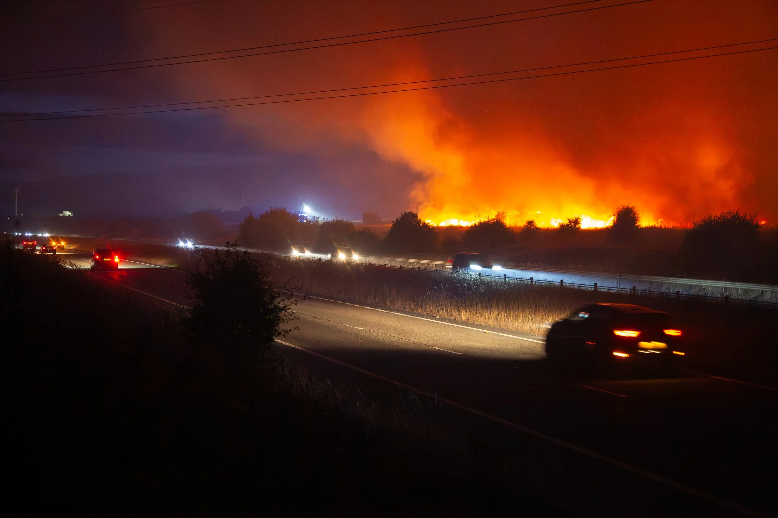 Heads of the Valleys Road / Dowlais, Merthyr Tydfil Wildfire, August 16th 2026