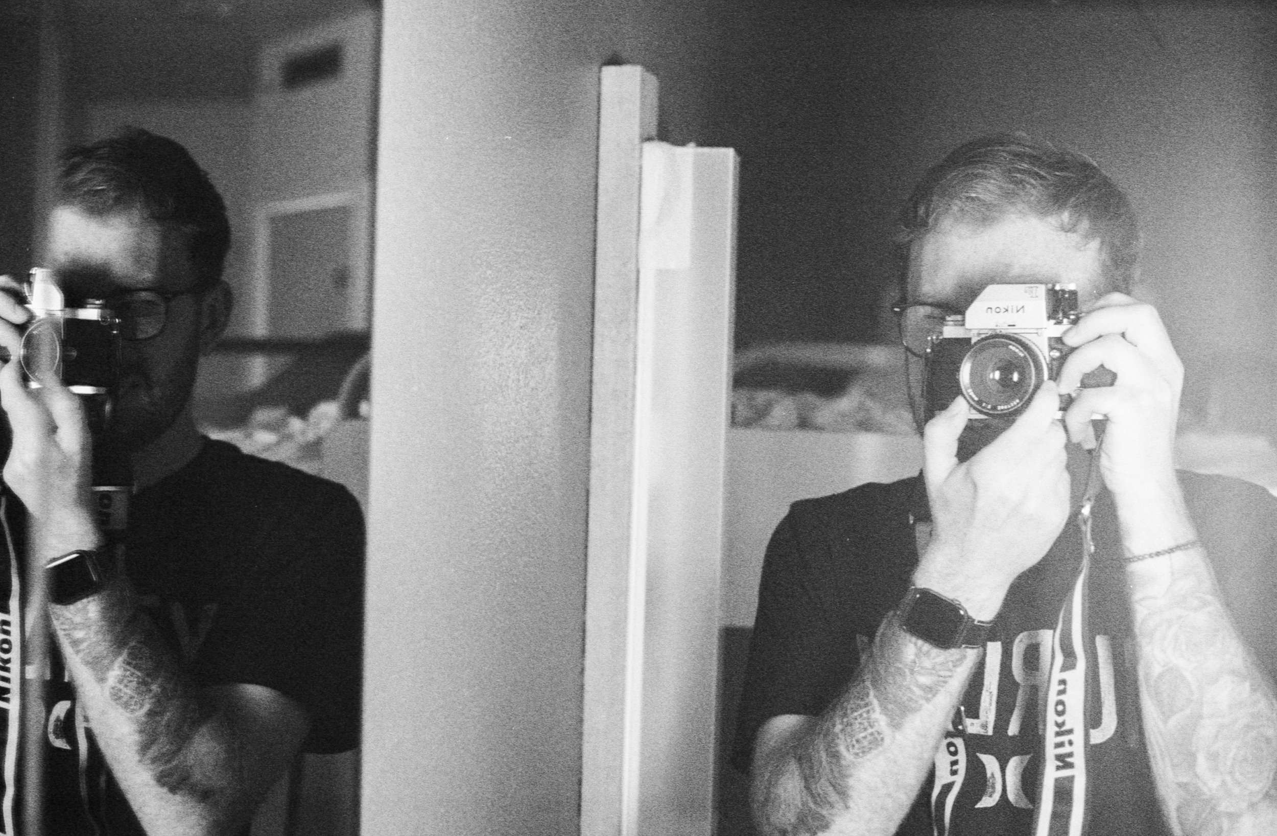 Self Portrait / Nikon F
