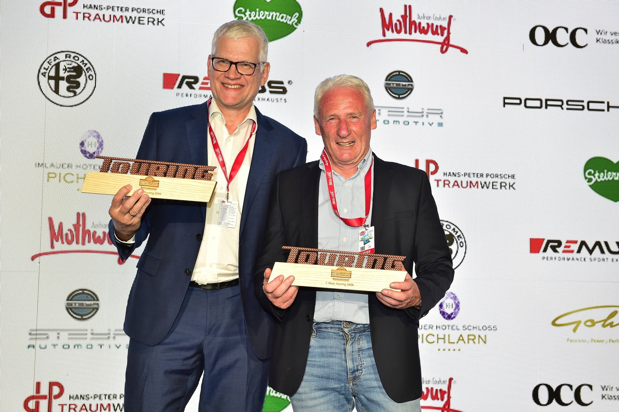 Siegertrophäe Ennstal Classic Touring 2026 – additiv gefertigte Lattice-Struktur von Trivion – Siegerimpressionen 2