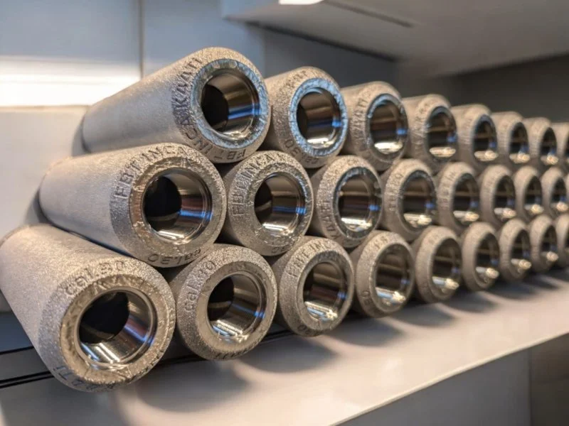 Additiv gefertigter Schalldämpfer aus Titan im SLM-Verfahren