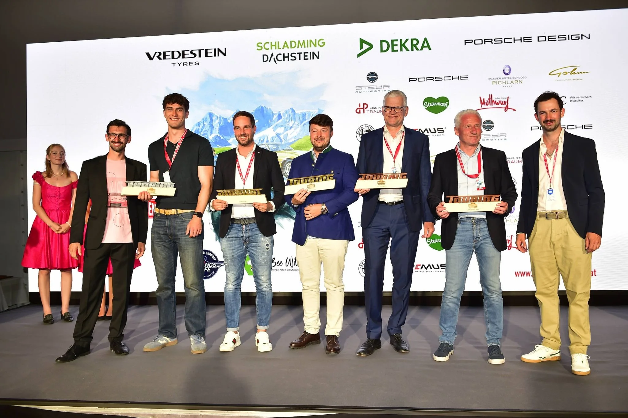 Siegertrophäe Ennstal Classic Touring 2026 – additiv gefertigte Lattice-Struktur von Trivion – Siegerimpressionen 1