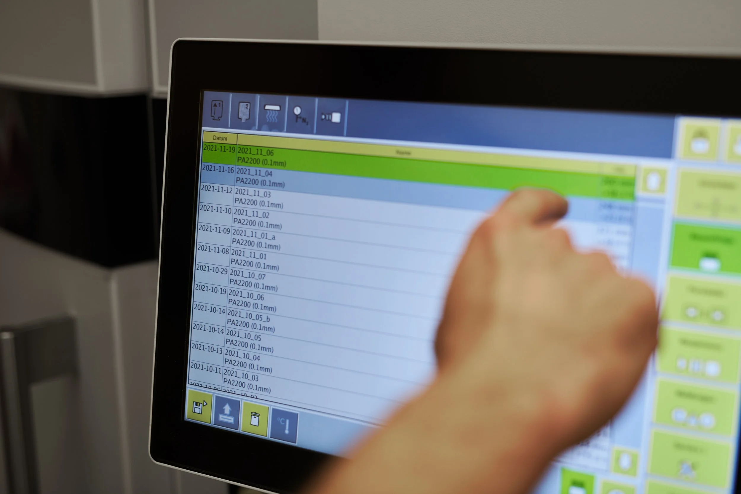 Überwachung der Druckparameter am SLS-Drucker bei Trivion